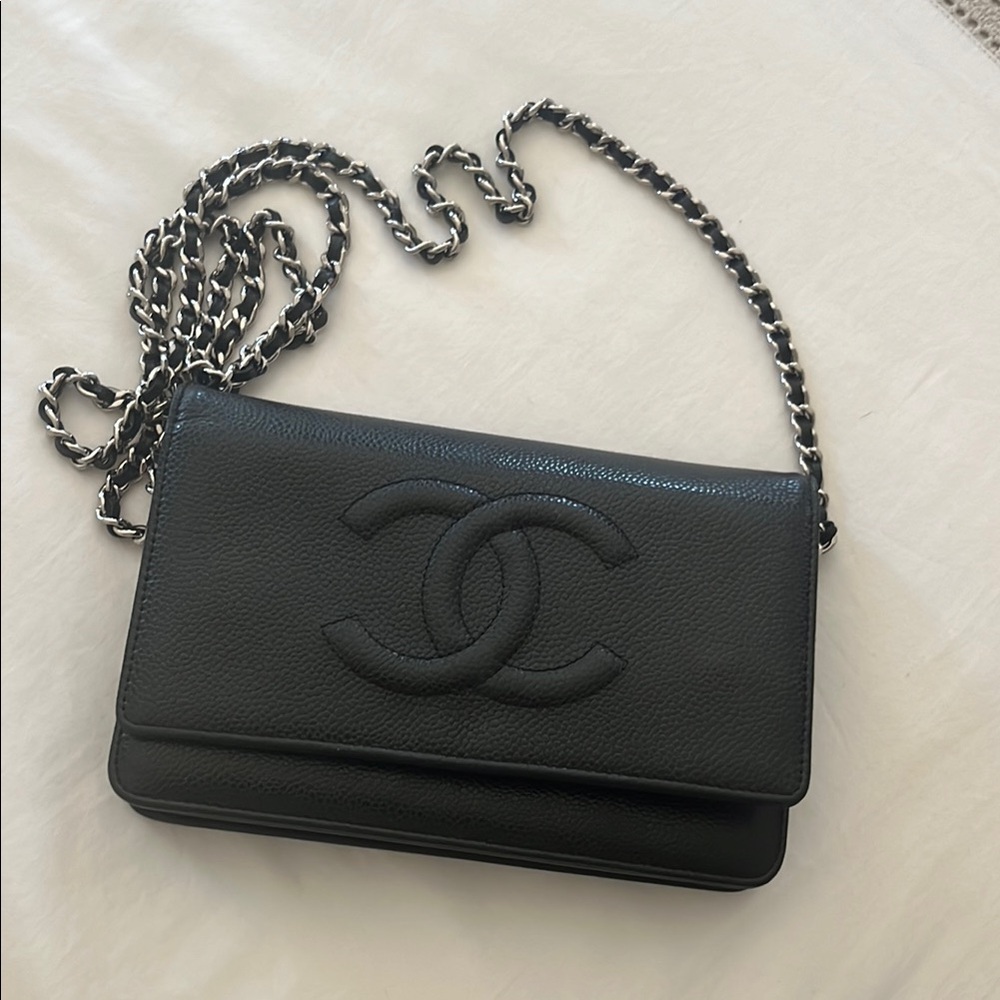 Chanel Black Crossbody Bag with Iconic CC Logo
